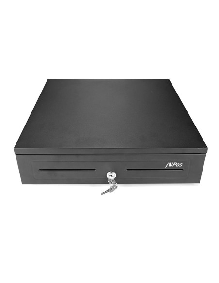 CAJON PORTAMONEDAS AVPOS U290 41CM ACERO ALTA RESISTENCIA BANDEJA EXTRAIBLE