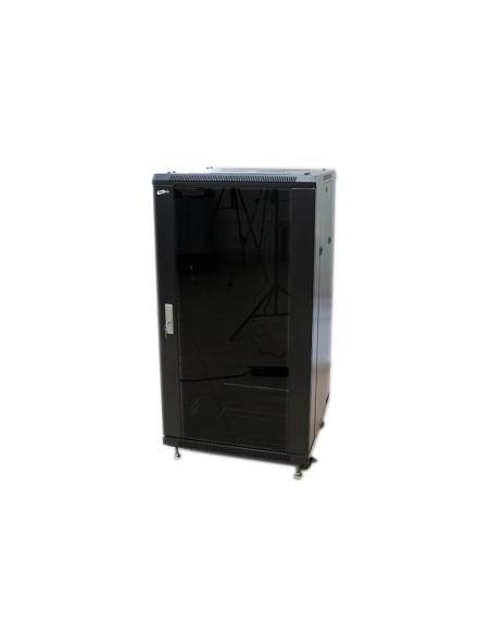 ARMARIO RACK POWERGREEN 22U 60X80 DESMONTADO PUERTAS CRISTAL Y METAL