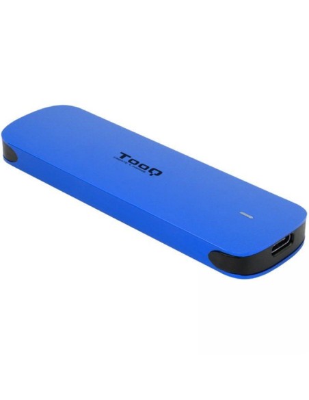 CAJA EXTERNA TOOQ ALUMINIO SSD M.2 NVME USB 3.1 BLUE