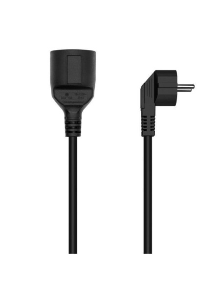 CABLE ALIMENTACION ALARGADOR AISENS CEE7 M/ CEE7 H 5M BLACK