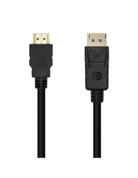 CABLE CONVERSOR AISENS DISPLAYPORT/M A HDMI/H 3M BLACK