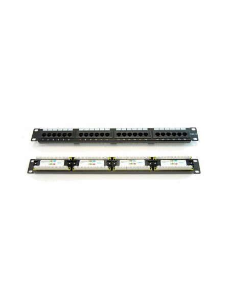 PATCH PANEL 19 24 PUERTOS CAT 6 UTP