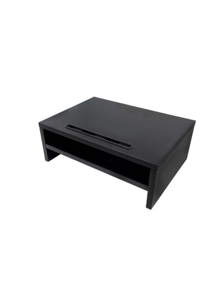 SOPORTE ELEVADOR PHOENIX DE MONITOR 2 ALTURAS MADERA BLACK
