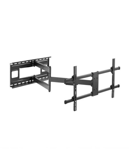 SOPORTE PARED TV/MONITOR AISENS 43-80 50KG GIRATORIO INCLINABLE BLACK