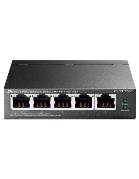 SWITCH TP-LINK TL-SG105PE GIGABIT 5 PUERTOS POE+ EASY SMART