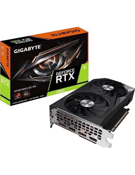 TARJETA DE VIDEO NVIDIA GIGABYTE RTX3060 12GB WINDFORCE OC GDRR6 PCIE