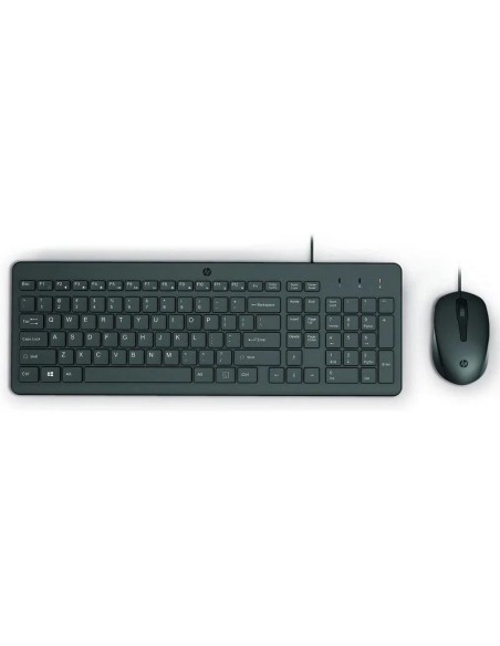 TECLADO + RATON HP 150 USB BLACK
