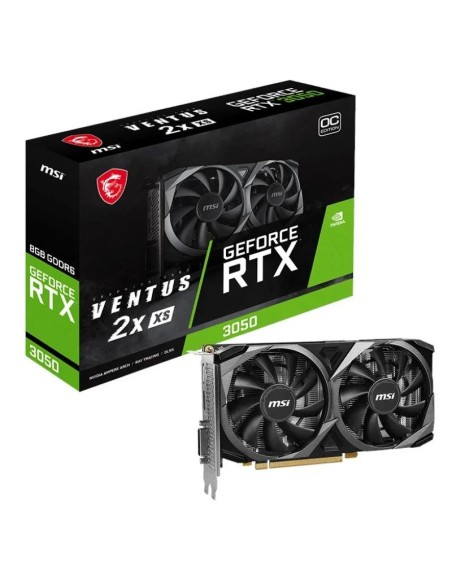 TARJETA DE VIDEO MSI RTX3050 VENTUS 2X XS OC 8GB DDR6