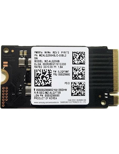 DISCO DURO SSD SAMSUNG 256GB M.2 NVME 2242 M2