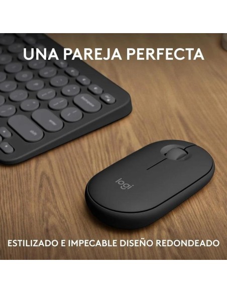 TECLADO + RATON LOGITECH PEBBLE 2 WIRELESS BLACK