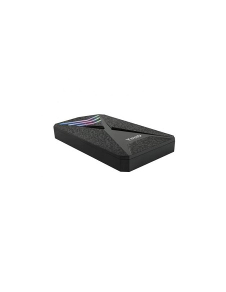 CAJA EXTERNA TOOQ  GAMING 2.5 SSD SATA USB RGB BLACK