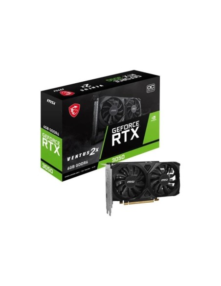 TARJETA DE VIDEO MSI RTX3050 VENTUS 2X E OC 6GB DDR6