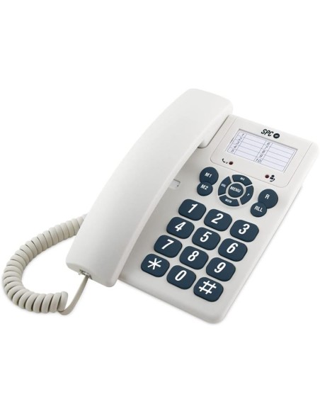 TELEFONO FIJO SPC ORIGINAL 3602 WHITE
