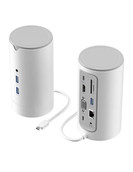 DOCK STATION VENTION 12 EN 1 USB-C A HDMI/VGA/USB-C/USB-A/RJ45/MICROSD/JACK
