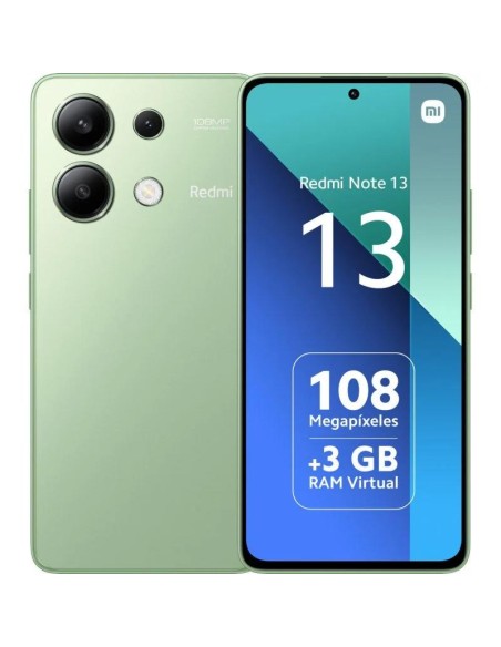 SMARTPHONE XIAOMI REDMI NOTE 13 6.67 FHD+ 6GB/128GB/108MP/NFC/4G GREEN