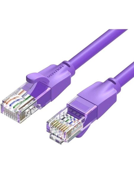 CABLE DE RED CAT.6 UTP 1M VENTION PURPLE