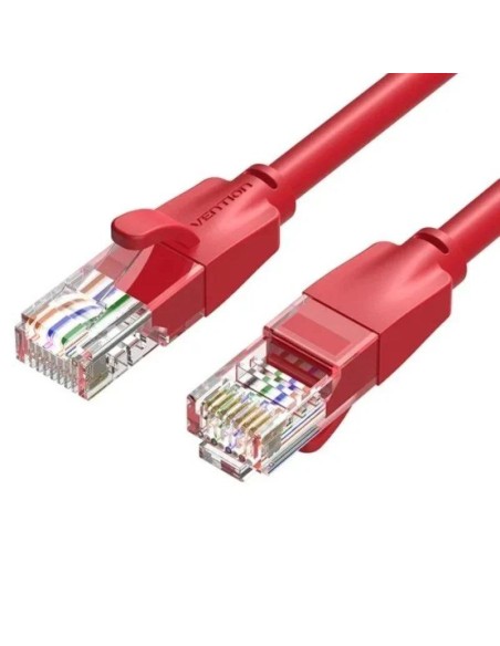 CABLE DE RED CAT.6 UTP 1M VENTION RED