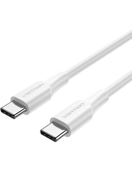 CABLE USB-C 2.0 VENTION TIPO USB-C/M - USB-C/M 2M WHITE